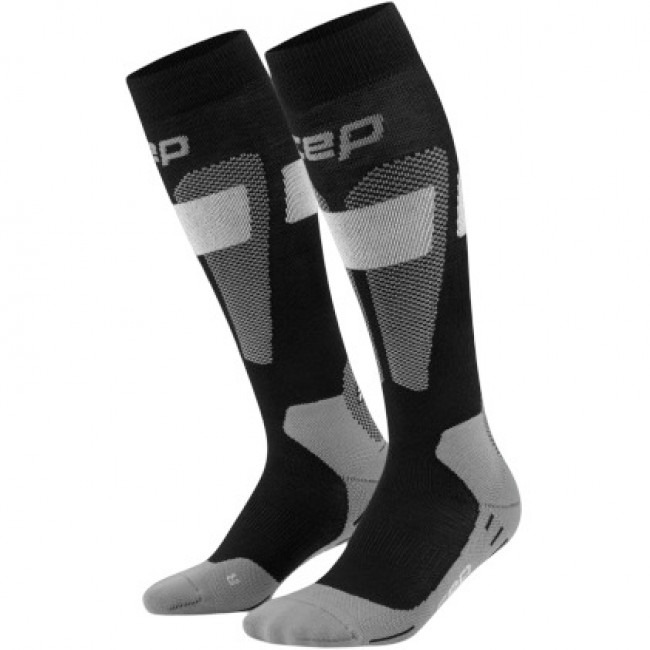 CEP Ski Merino Socks Tall 3.0, lyžařské ponožky, dámské, šedé