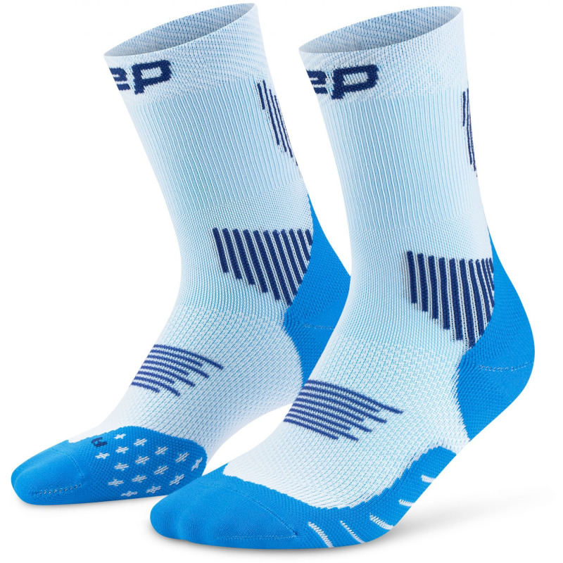 CEP Core Run Socks Mid Cut 5.0, běžecké ponožky dámské, modré
