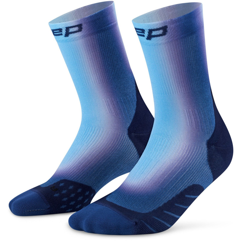 CEP Core Run EDT. GRADIENT Socks Mid Cut 5.0, běžecké ponožky pánské, modré