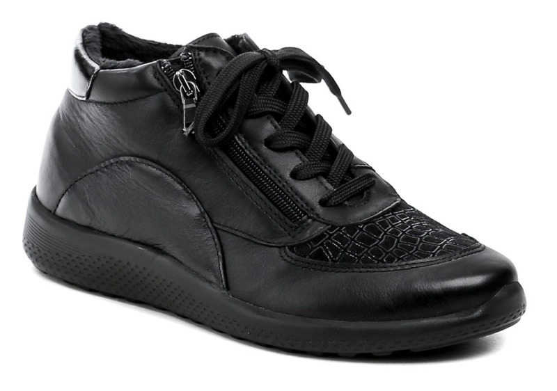 Comfortabel 990723-01 černé dámské zimní zdravotní boty šíře K EUR 42