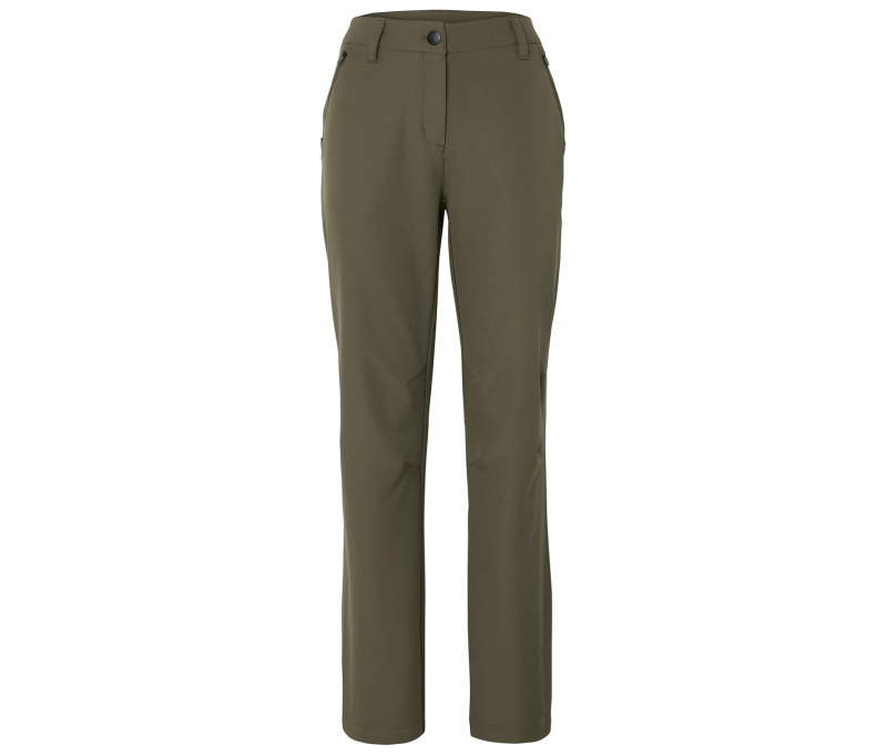 Softshellové kalhoty, khaki