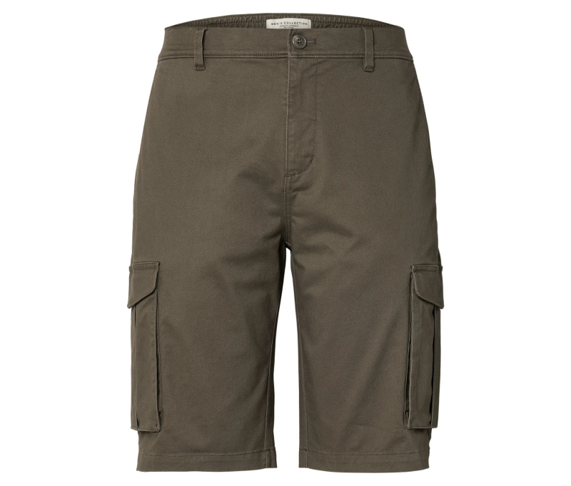 Cargo šortky, khaki