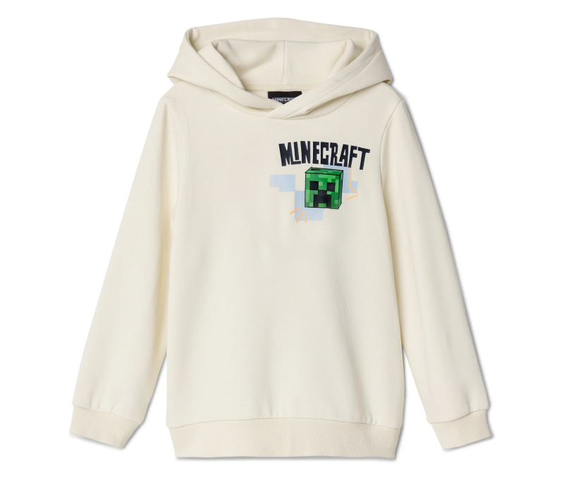 Dětská mikina s počesanou vnitřní stranou MINECRAFT