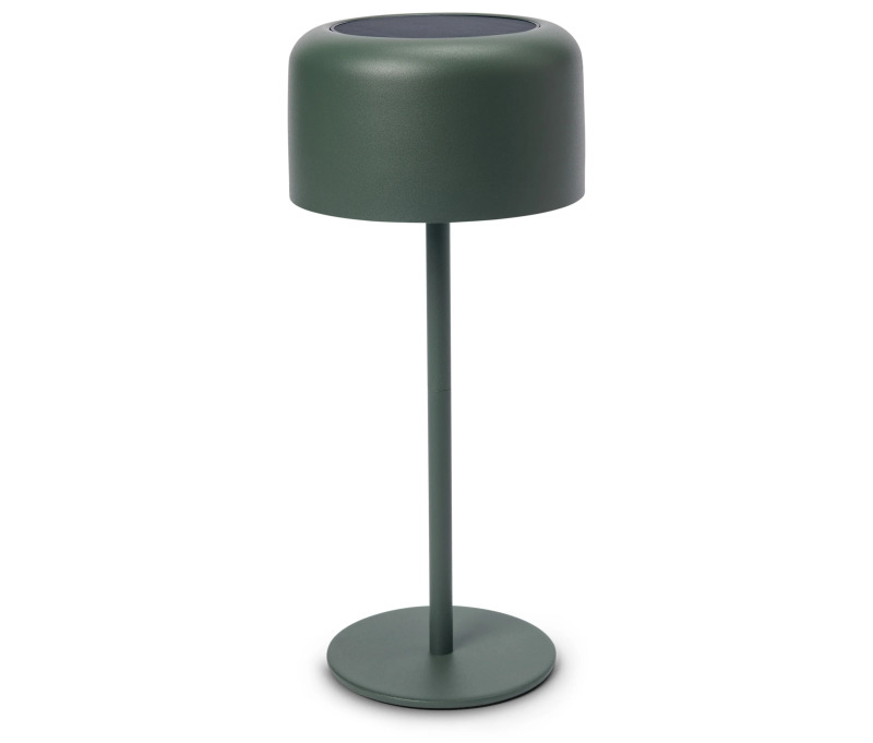 Solární dobíjecí stolní lampa, džunglová zelená