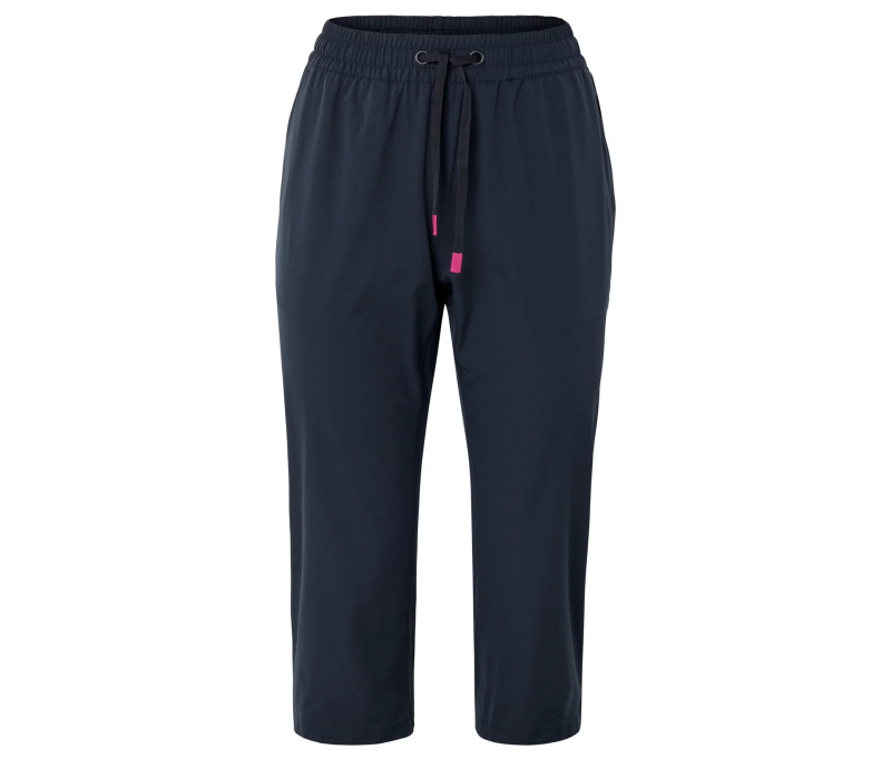 Outdoorové capri kalhoty, námořnická modrá