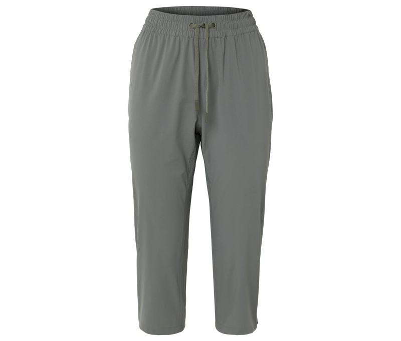 Outdoorové capri kalhoty, khaki