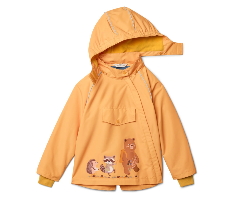 Dětská termobunda do deště s fleecovou podšívkou