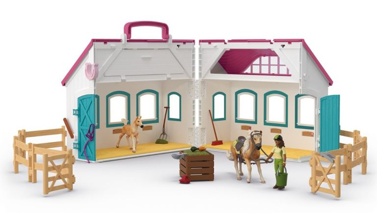 Schleich - Jezdecký klub, Otevírací stáj Litte Horseshoe