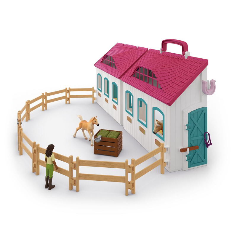 Schleich - Jezdecký klub, Otevírací stáj Litte Horseshoe