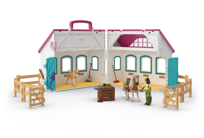 Schleich - Jezdecký klub, Otevírací stáj Litte Horseshoe