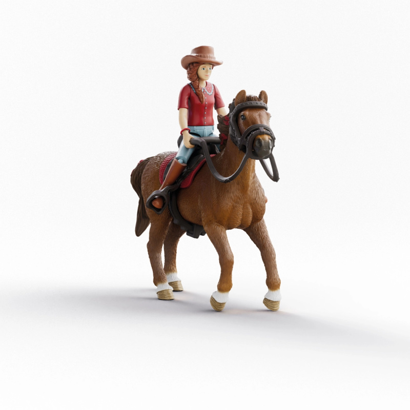 Schleich - Kůň s jezdcem, Hannah a Cayenne