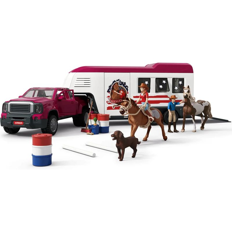 Schleich 42705 Auto Lakeside s přívěsem