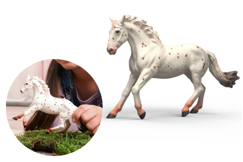 Schleich 14917 klisna knabstrupského koně