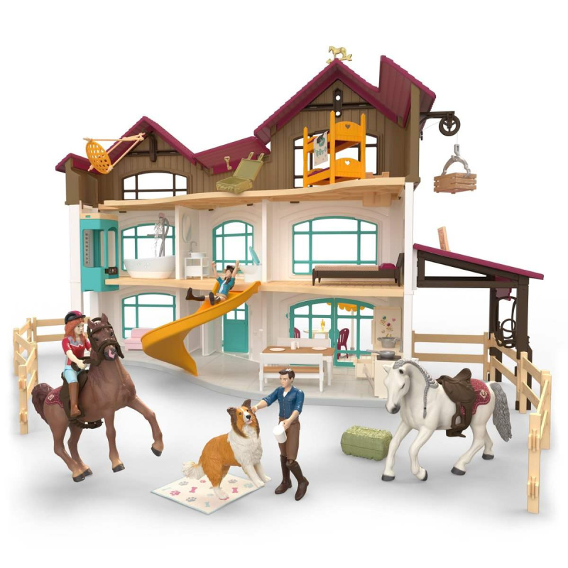 Schleich Horse Club Vila Lakeside s výběhem