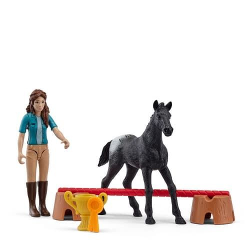 Schleich pocket set vítězství v turnaji s lisou a hříbětem flockem - 1 kus