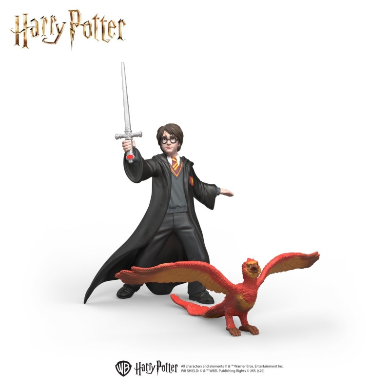 Harry Potter - Harry a Fawkes s mečem