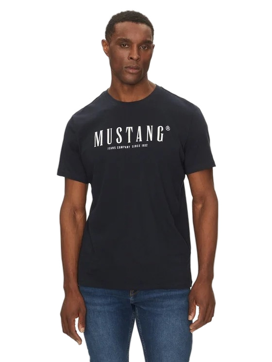 Pánské tričko k.r. MUSTANG modré-XXL