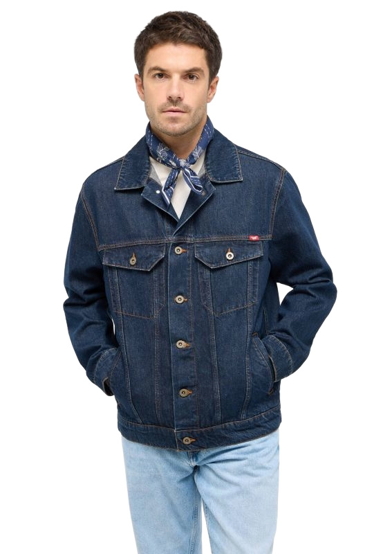 Pánská džínová bunda MUSTANG Dallas tmavě modrá-3XL