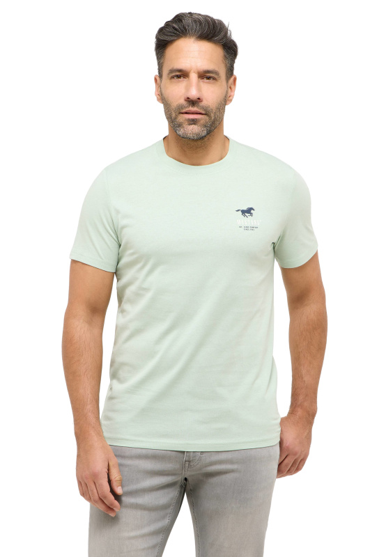 Pánské tričko k.r. MUSTANG zelené-XXL