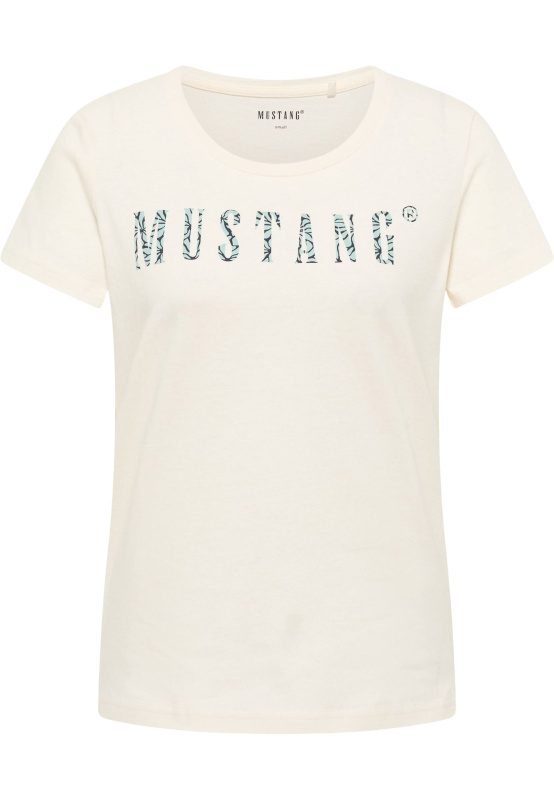 Dámské tričko k.r. MUSTANG béžové-XS