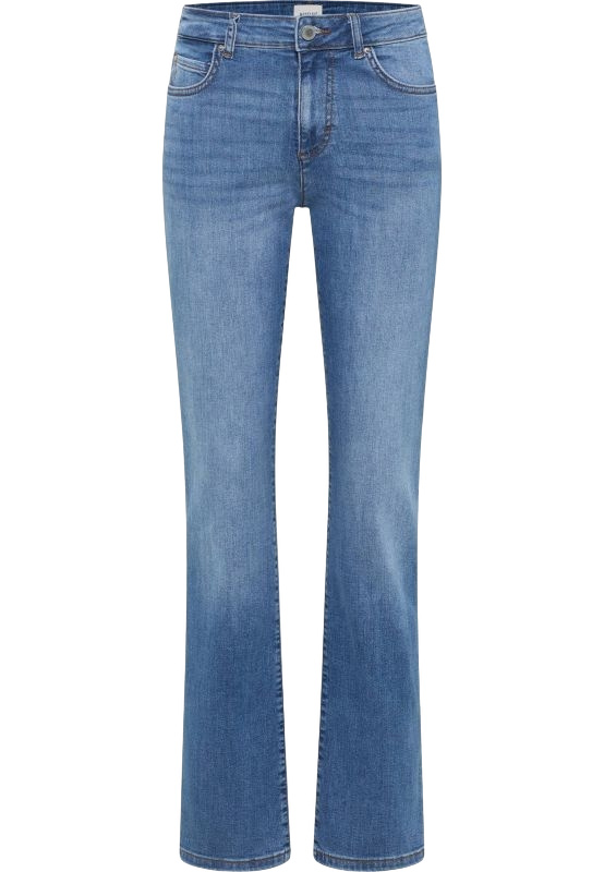 Dámské džíny MUSTANG Crosby Relaxed Straight klasicky modré-seprané-30/34