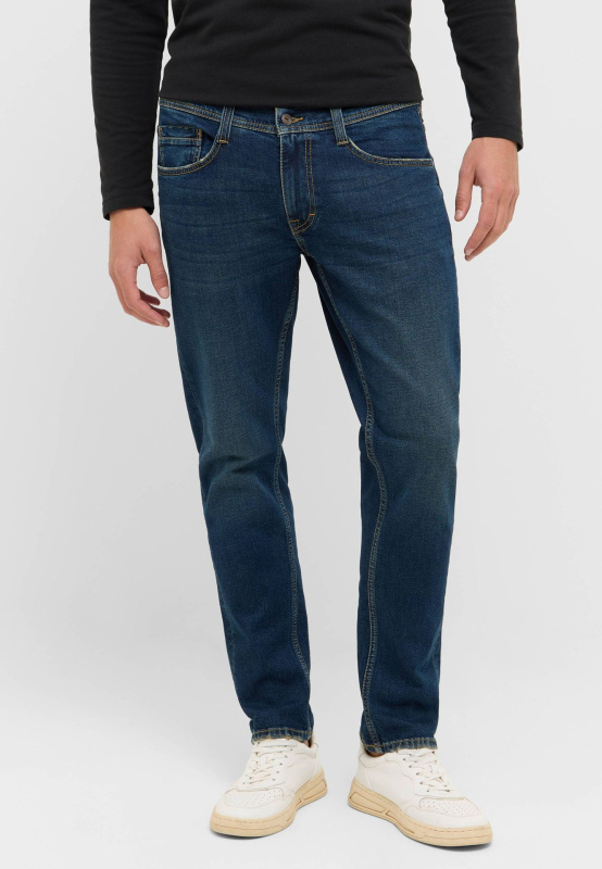 Pánské džíny MUSTANG Oregon Slim tmavě modré-seprané - 33/34