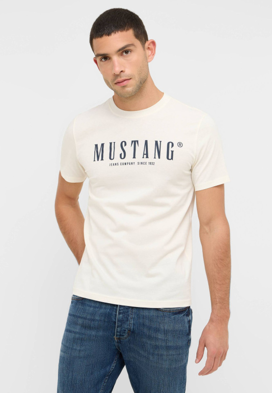 Pánské tričko k.r. MUSTANG bílé - M
