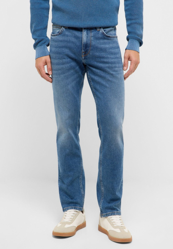 Pánské džíny MUSTANG Vegas Slim klasicky modré-seprané - 32/34