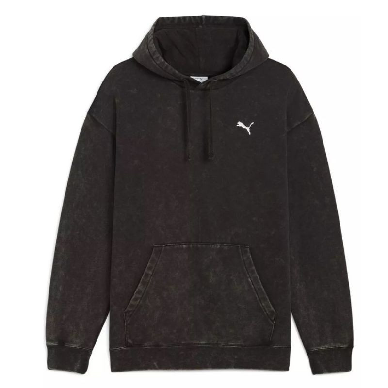 Puma ESS Elevated Relaxed Wash Hoodie M 688049 01 pánské s