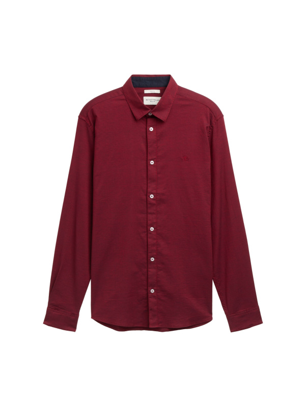 Pánská košile d.r. TOM TAILOR červená - 3XL