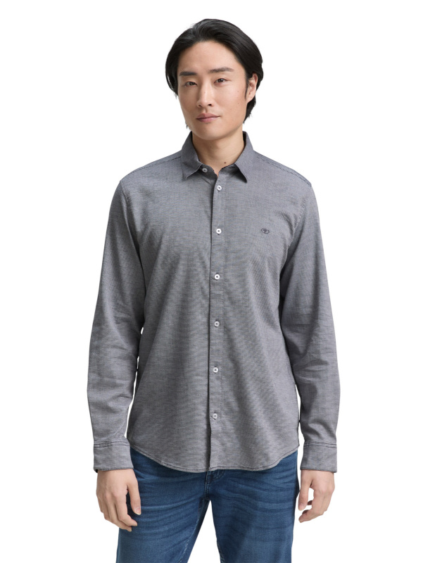 Pánská košile d.r. TOM TAILOR modrá - 3XL