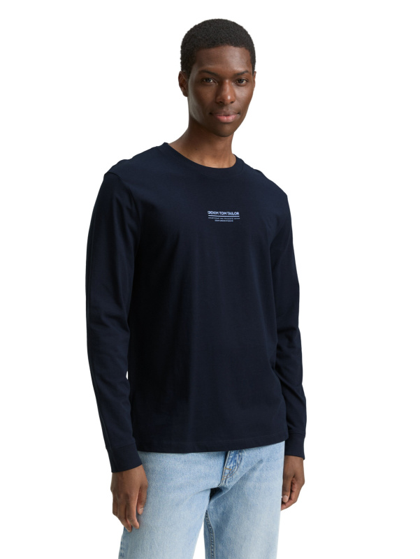 Pánské tričko d.r. Tom Tailor modré- XL