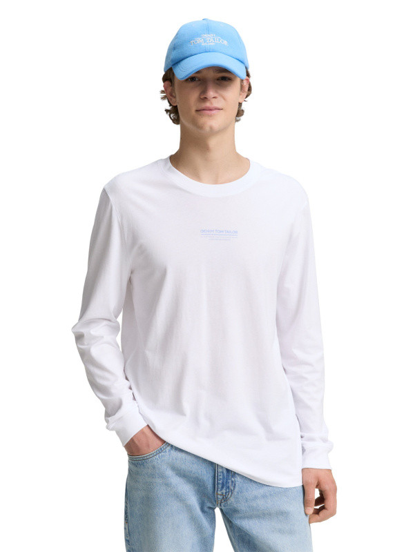 Pánské tričko d.r. Tom Tailor bílé- XL