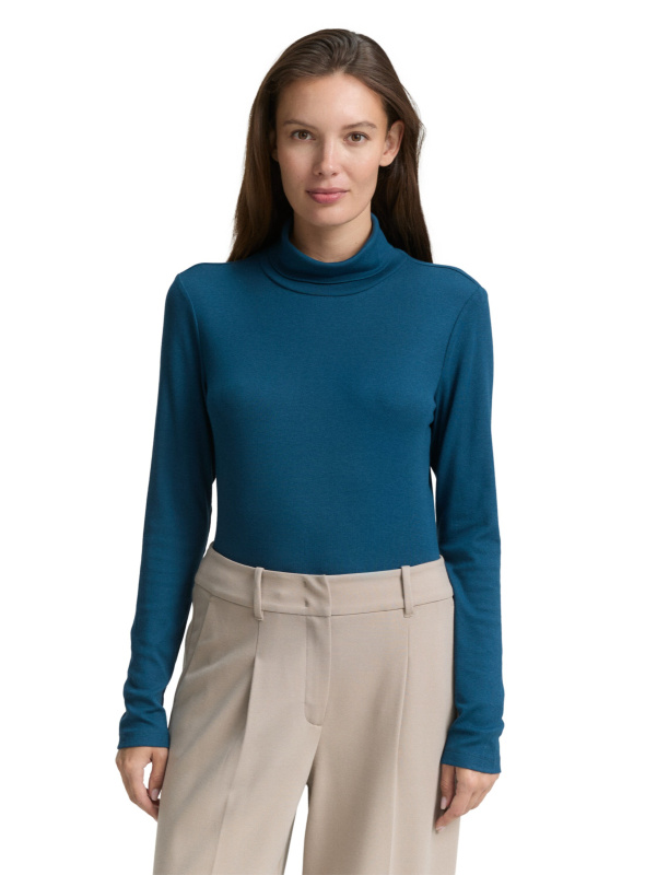 Dámské tričko d.r. TOM TAILOR modré - XL