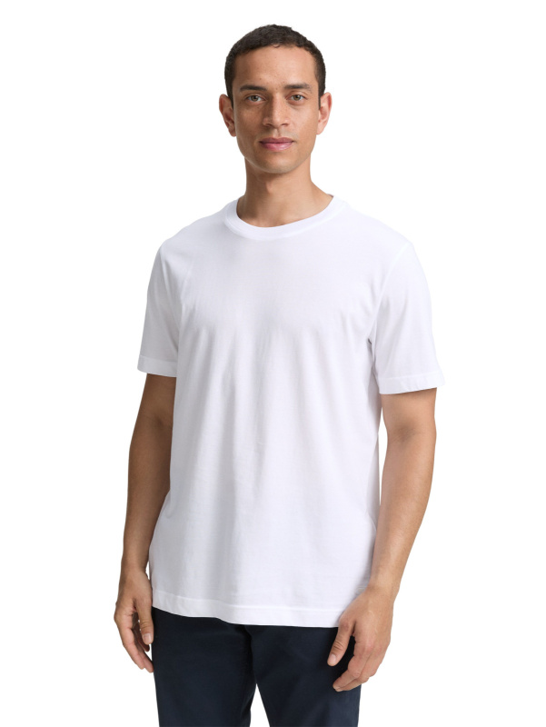 Pánské tričko k.r. TOM TAILOR bílé - 3XL