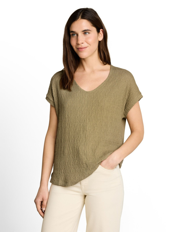 Dámská halenka TOM TAILOR zelená - XL