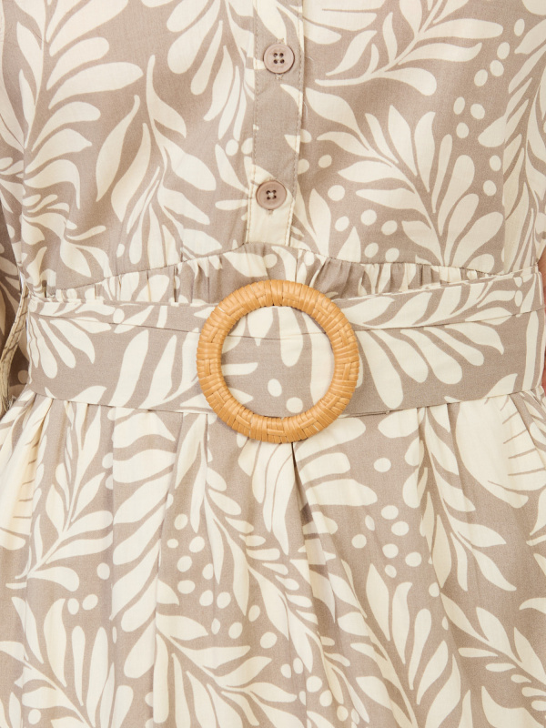 SUBLEVEL Fango vzorované šaty