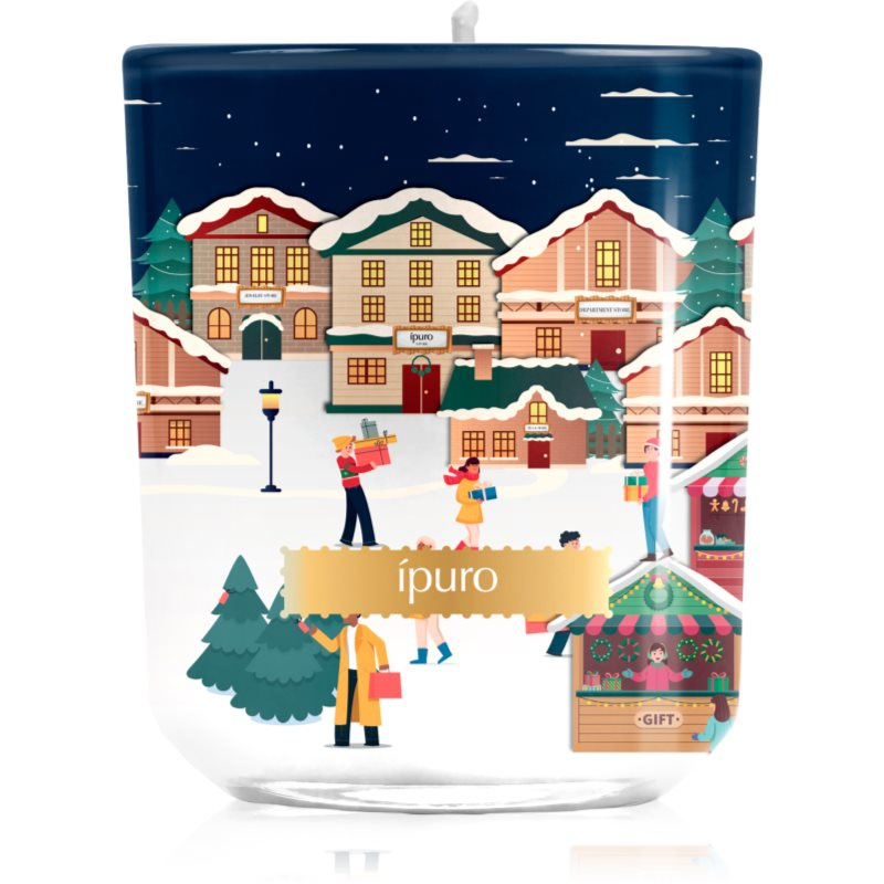 ípuro Christmas Town Festive Rush vonná svíčka s víkem 270 g