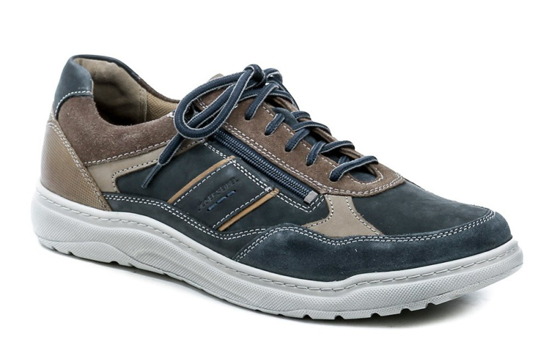 Josef Seibel 32506 Baxter 06 navy hnědé pánské nadměrné polobotky EUR 48
