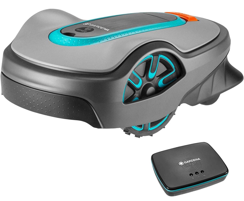 Robotická sekačka Gardena Smart Sileno Life (19114-20) / 6 kWh / šedá/tyrkysová Varianta: ivi1
