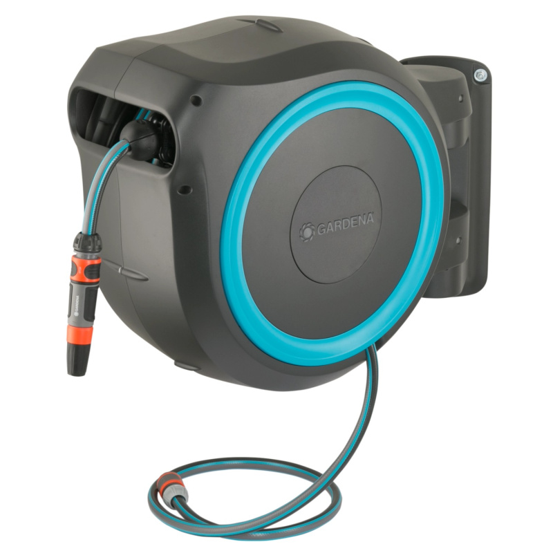 GARDENA Germany GARDENA RollUp M/L - nástěnný box na hadic (25m / tyrkysová)
