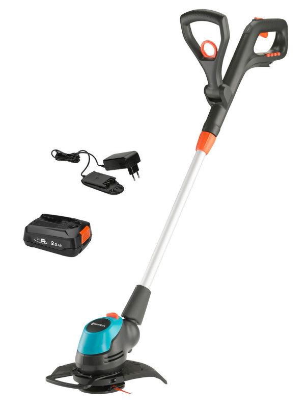 GARDENA Germany GARDENA EasyCut 23/18V P4A 18V SET - akumulátorový trimmer (s 2,5 Ah akumulátorem a nabíječkou)