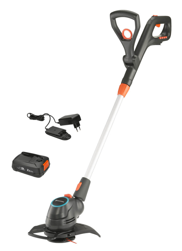 GARDENA Germany GARDENA ComfortCut 23/18V P4A SET - akumulátorový trimmer (včetně nabíječky a 2,5 Ah akumulátoru)