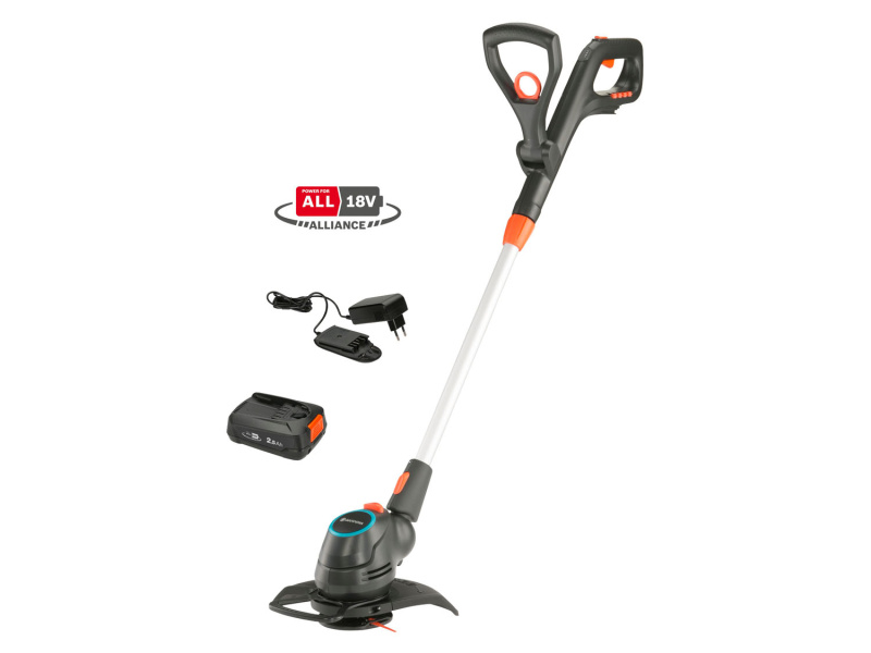 GARDENA Germany GARDENA ComfortCut 23/18V P4A SET - akumulátorový trimmer (včetně nabíječky a 2,5 Ah akumulátoru)
