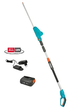 GARDENA Germany GARDENA THS 42/18V P4A SET - akumulátorové teleskopické nůžky na živý plot - sada (včetně nabíječky a 2,5 Ah akumulátoru)