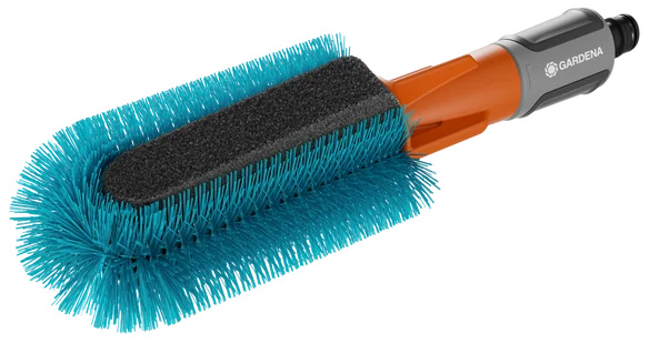 Kartáč na jízdní kola Cleansystem, s přípojkou na vodu