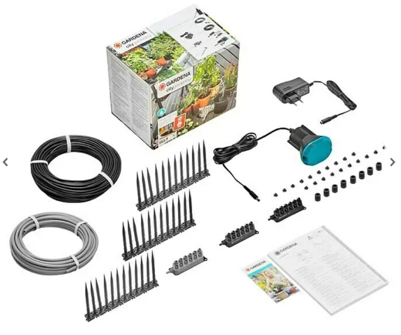 Zavlažovací set Gardena / časový spínač / plast / černá / šedá Varianta: ivi1