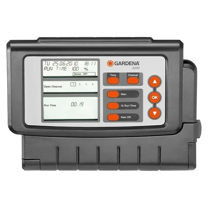 Řídící zavlažovací jednotka Gardena Classic Irrigation Control 4030 / plast / doba zavlažování 1 min. - 4 hod. / šedá Varianta: ivi1