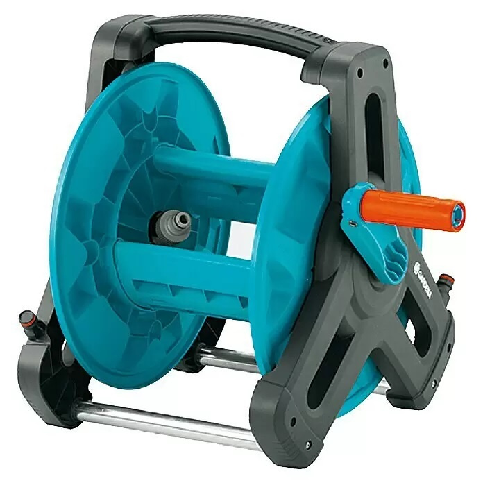 Naviják na hadici Gardena Classic 50 / plast / volně stojící / 13 mm ( 1/2 ´´) / tyrkysová / černá Varianta: ivi1