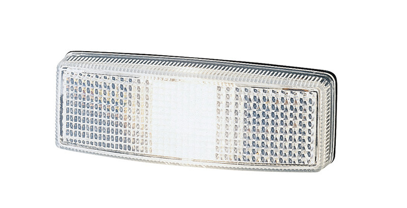 HELLA Vestavěné obrysové světlo bílé